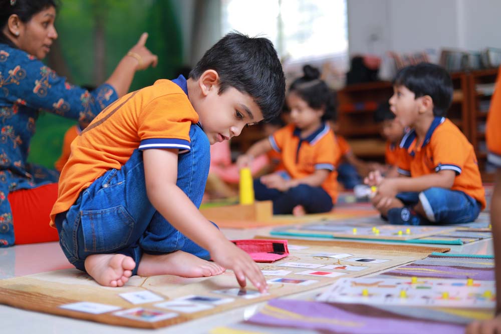 Aim Montessori Classroom Activity